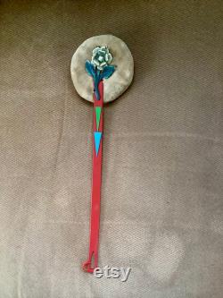 Vintage 1920s Art Deco Powder Puff Wand