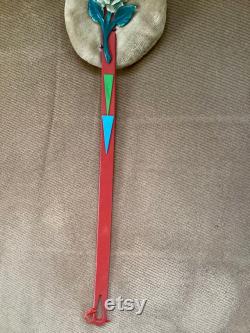 Vintage 1920s Art Deco Powder Puff Wand