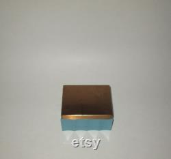 Vintage 1930s Cara Nome Powder Box Blue And Gold