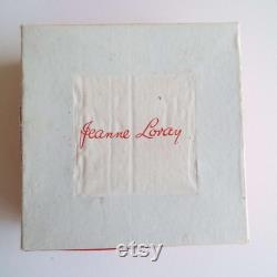 Vintage 1940's Jeanne Loray Powder Box Unused Face Beauty Powder Box Loray Cosmetic Company London Sydney Make-Up Vanity War Time WWII