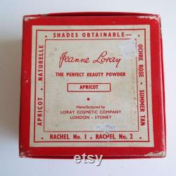 Vintage 1940's Jeanne Loray Powder Box Unused Face Beauty Powder Box Loray Cosmetic Company London Sydney Make-Up Vanity War Time WWII