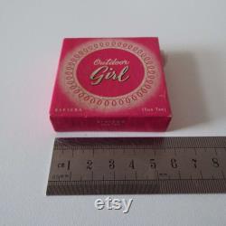 Vintage 1940's Outdoor Girl Powder Box Face Powder Vanity Storage Vintage Cosmetics Olive Oil Powder Crystal Products Co Ltd