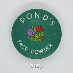 Vintage 1940's Pond's Face Powder Box Vanity Storage Unopened Unused Face Powder