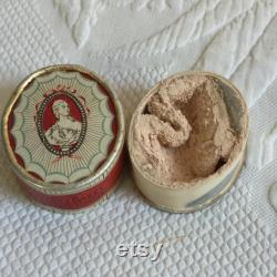 Vintage 1940's Richard Hudnut DuBarry Face Powder, Special Rachel with Powder in Box. Lovely Oval Cameo Decorated Box. Great for Display.