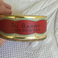 Vintage 1940's Richard Hudnut Tropical Powder from New York and Paris. Full of Powder. Lovely Oval Cameo Decorated Box. Great for Display.