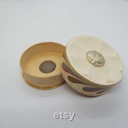 Vintage 1940's Yardley Bee Complexion Powder Box Face Powder Box Vanity Storage Bee Decoration