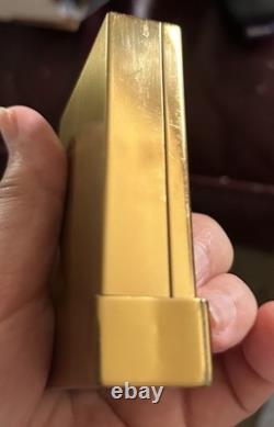 Vintage 1950s VOLUPTE Powder Compact Lipstick Music Box Waltz Song Clean