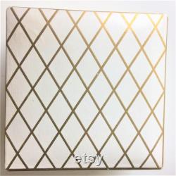 Vintage 1950s square face powder box by Guerlain Visage de Nuée