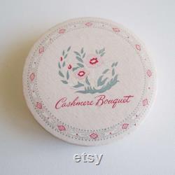 Vintage 1960's Cashmere Bouquet Face Powder Box Unused Shade Peche Colgate Palmolive Face Powder Cosmetic Make-Up Vanity Storage