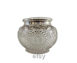 Vintage 3 1 2 Tall Webster Co. Sterling Silver Lid Hair Receiver Dresser Vanity Jar 1169549462