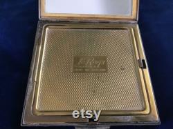 Vintage 45 s Le Rage Compact Powder. Vanity and Beauty Compact Powder. Bridal Romantic Vintage. Designer by England. Purse Accessory. Her Gift