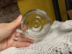 Vintage 50 s Glass Scotty Dog Powder Jar
