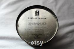 Vintage AVON Dusting Powder Tin, 1936, Half Full With Puff