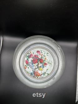 Vintage Aluminum Musical Powder Box