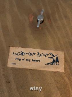 Vintage Aluminum Musical Powder Box with Rose Design Vintage Aluminum Musical Powder Box with Rose Design