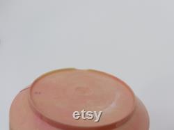 Vintage April Showers Deluxe Dusting Powder Box Made of Pink and Clear Plastic