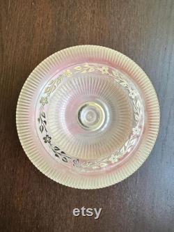 Vintage April Showers Inc. Pink Powder Jar Made in USA