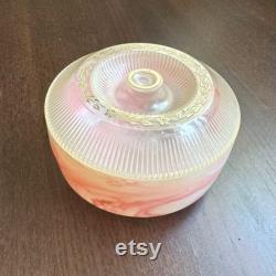 Vintage April Showers Inc. Pink Powder Jar Made in USA