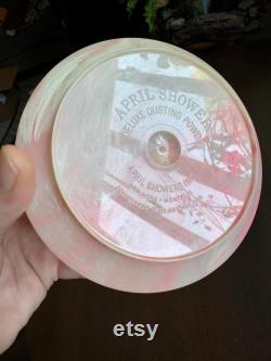 Vintage April Showers Inc. Pink Powder Jar Made in USA