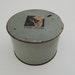 Vintage Art Deco Bath Powder Tin Box, Tre-Jur 1930's Boudoir Vanity Storage Container