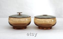 Vintage Art Deco Dresser Vanity Set with Celluloid Lids, Hair Receiver and Powder Jar