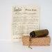 Vintage Art Deco Lamkin Pixie Pak Powder Puff With Rare Powder Dispenser In Original Box and Instructions Made In England