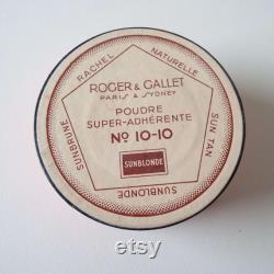 Vintage Art Deco Roger and Gallet Face Powder Box 1920's 1930's Powder Box Make-Up Vanity Item French Powder Box
