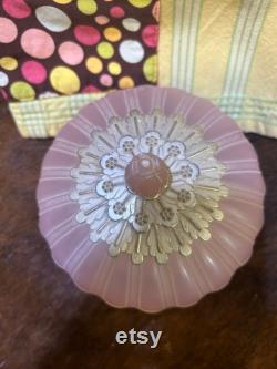 Vintage Avon 1960s Elusive Beauty Dust Empty Pink Rose Dusting Powder Box