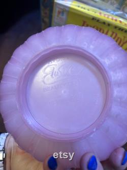 Vintage Avon 1960s Elusive Beauty Dust Empty Pink Rose Dusting Powder Box