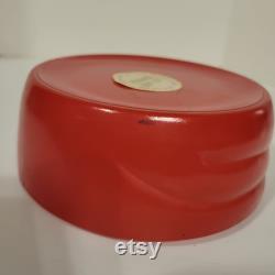 Vintage Avon Beauty Dust Powder Container Decorative Glass Canister 1957