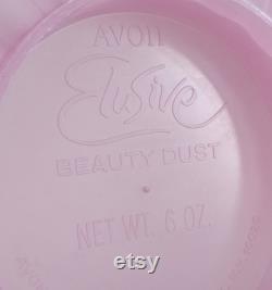 Vintage Avon Hard Plastic Empty Elusive Beauty Dust Powder Container Empty No Puff Included Gently Previously Loved FREE Shipping