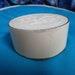 Vintage Avon Round Talc Power Container Hard Plastic Lid with floral design on it