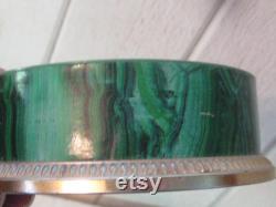 Vintage Avon empty powder box, round metal tin, includes powder puff, mid century MCM made in USA, 50s 60s, selling seperately