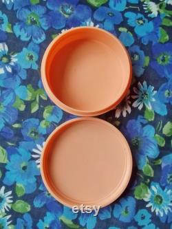 Vintage Berton Powder Pot 1930s Art Deco Dianthus Design