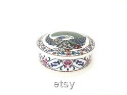 Vintage Byzantium Made in Japan Elizabeth Arden Porcelain Powder Trinket Box