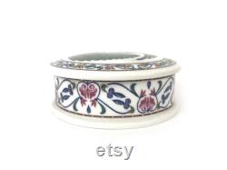Vintage Byzantium Made in Japan Elizabeth Arden Porcelain Powder Trinket Box