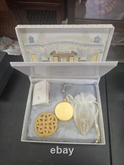 Vintage CARON Paris LADY CARON Perfume Powder Compact Gift Set Boxed Complete