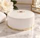 Vintage CHANEL No. 5 Luxury Bath Powder Vanity Jar with Puff 8 oz Opened Authentic