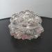 Vintage Cabbage Rose Goofus Glass Powder Jar