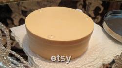 Vintage Cameo Celluloid Vanity Trinket Box. Powder Jar, Boudoir, 1940s