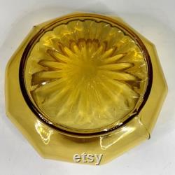 Vintage Celluloid Amber Glass Powder Box Jar Bakelite Art Deco Antique