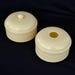 Vintage Celluloid Powder Box and Hair Receiver Set