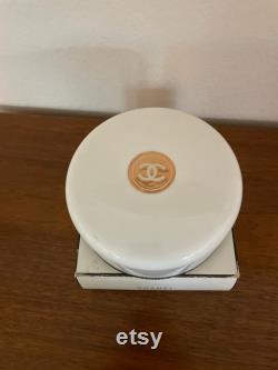 Vintage Chanel Dusting Powder Box, Chanel No 5 Bath Powder Box