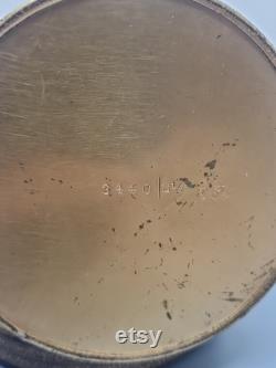 Vintage Cherub Brass Powder Box, Tin, Jar, 3440 , D8