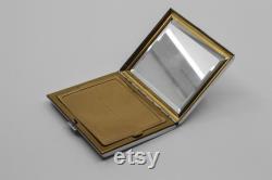 Vintage Christian Dior powder case with mirror , 3 x 2.5 inches