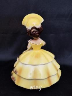Vintage Crown Wales Spring Dance Porcelain Dresser Doll