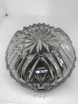 Vintage Crystal Dresser Powder Dresser Jar