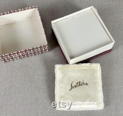 Vintage Deadstock Tweed Lentheric Bath Powder Sealed, Original Box