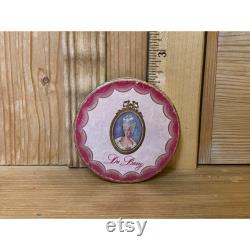 Vintage Du Barry Face Powder Trial Size Cardboard Tin Richard Hudnut Victorian Vintage Advertising Tin Vintage Beauty Products