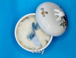 Vintage Elizabeth Arden Porcelain Powder Box, Jar
